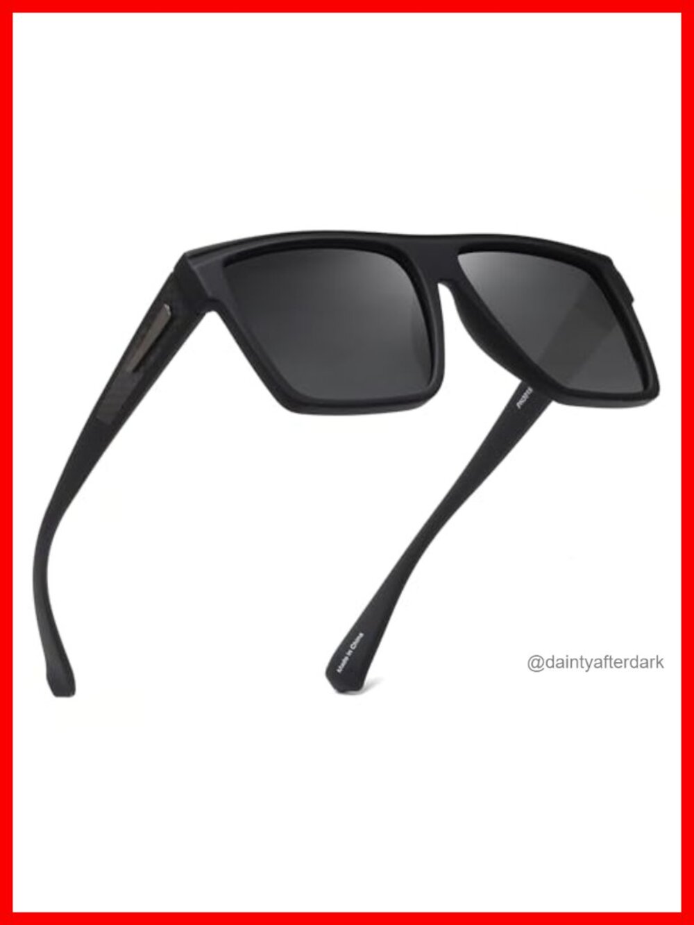 Retro Polarized Square Sunglasses UV400 Shield Unisex